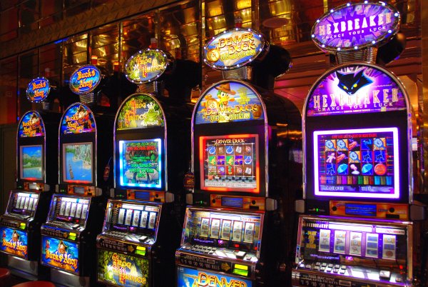 Row of Slot Machines