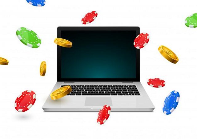 Chips falling on laptop