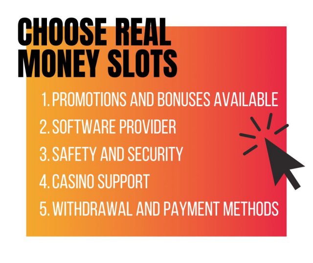 Choose Real Money Slots