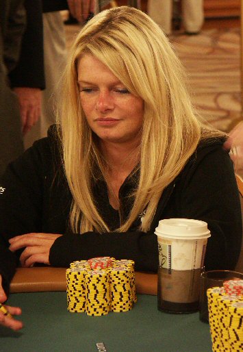 Katherine Hartree at the WSOP 2006