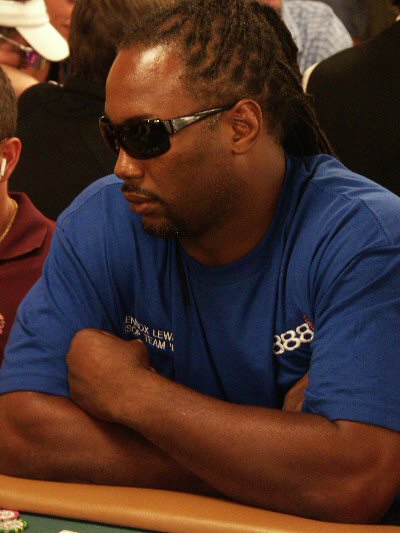 Lennox Lewis at the WSOP 2006
