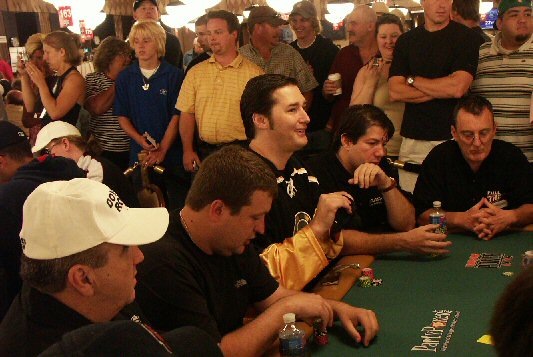 Phil Hellmuth and Barny Boatman and Sam Grizzle
